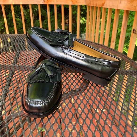 Cole Haan 8D Leather bib & tassels classic loafers main image 5